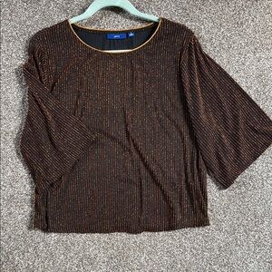 Black Blouse with Relaxed Fit